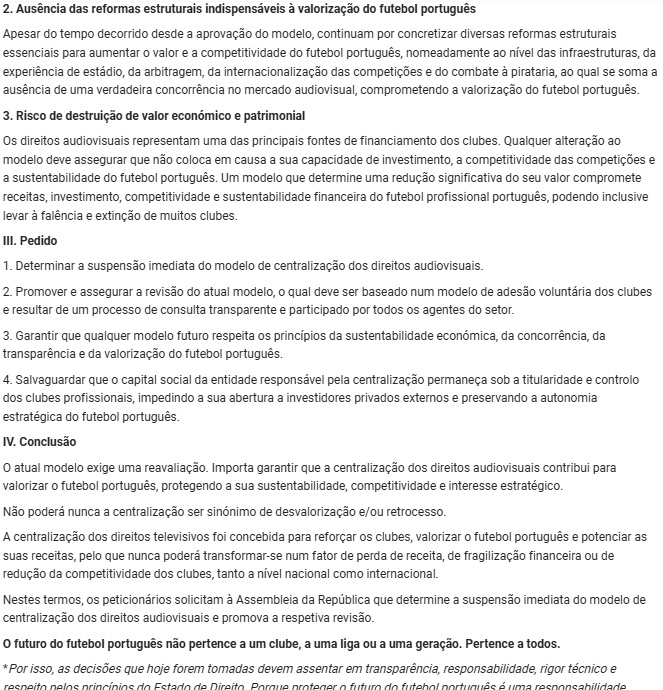InformGlorious2's tweet photo. Petição à Assembleia da República "Pela suspensão e revisão do Modelo de Centralização dos Direitos Audiovisuais". https://t.co/XoJsAH5X7u https://t.co/hRmyeOGgv1