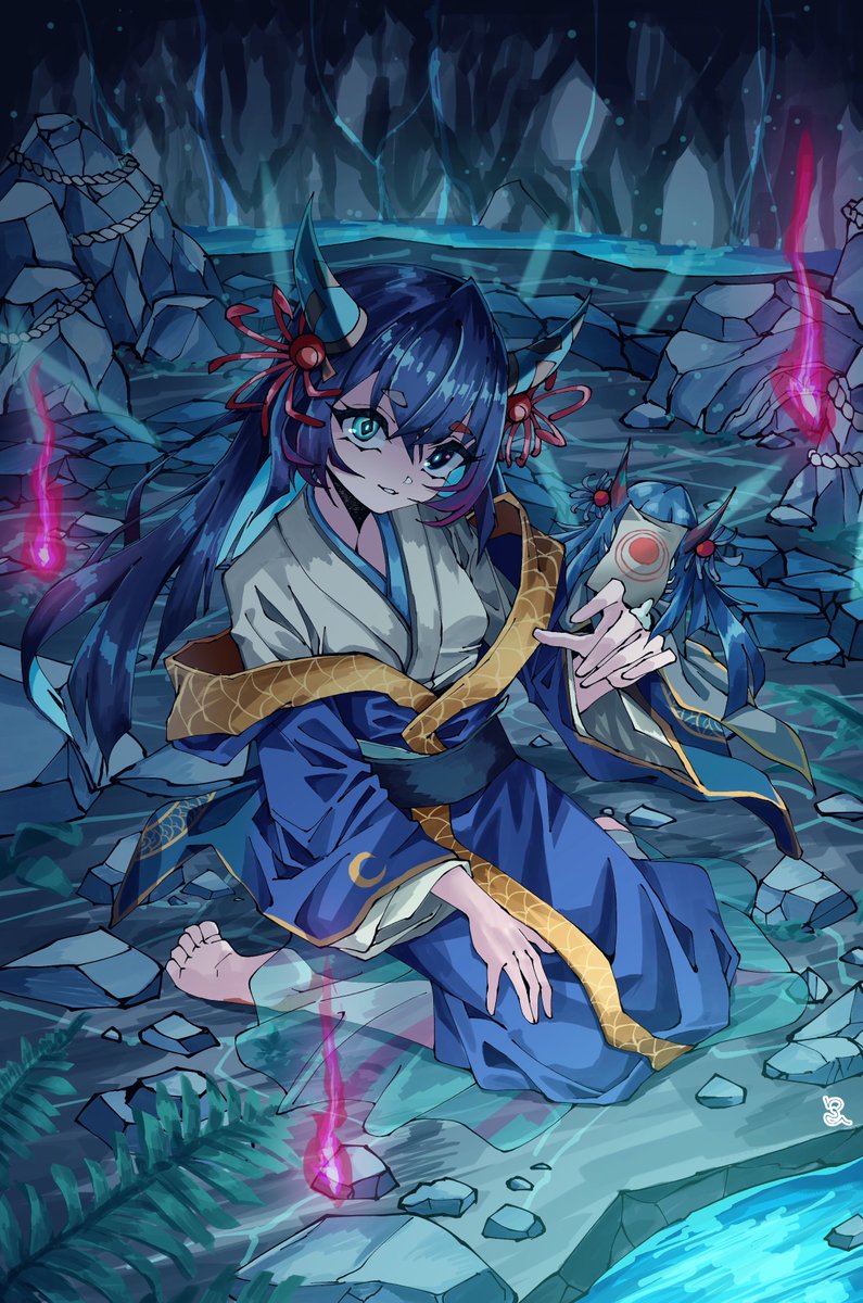 iflit1_02's tweet photo. 運極達成記念で阿頼耶ちゃん描いた〜 https://t.co/VymTxe7jjE
