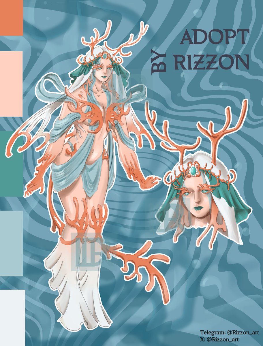 Rizzon_art's tweet photo. 💫Adopt the Coral Nymph💫
The auction is open on my YCH, here's the link (I'll post it in the comments).
#adopt #digital #art https://t.co/AAolDn8Yji