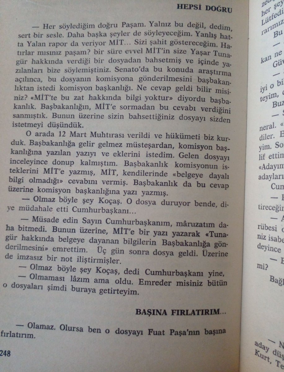 ruberufactsTR's tweet photo. Okuduğum 12 Mart hatıraları dönüyor dolaşıyor Yaşar Tunagür hakkında yazılan kayıp Mit raporuna çıkıyor.

Tunagür'ün farklı kurumlardan ve/veya sınavsız Diyanet'e getirdiği bir ekip var ama liste hiçbir yerde yok.

Ulaşabilene aşk olsun) https://t.co/jloQVyNNm4