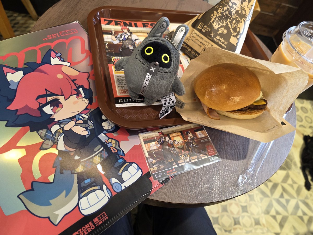 Buramari8's tweet photo. 今日は朝からとりま
ゼンゼロxウェンディーズコラボ https://t.co/ajuuYCVBgp
