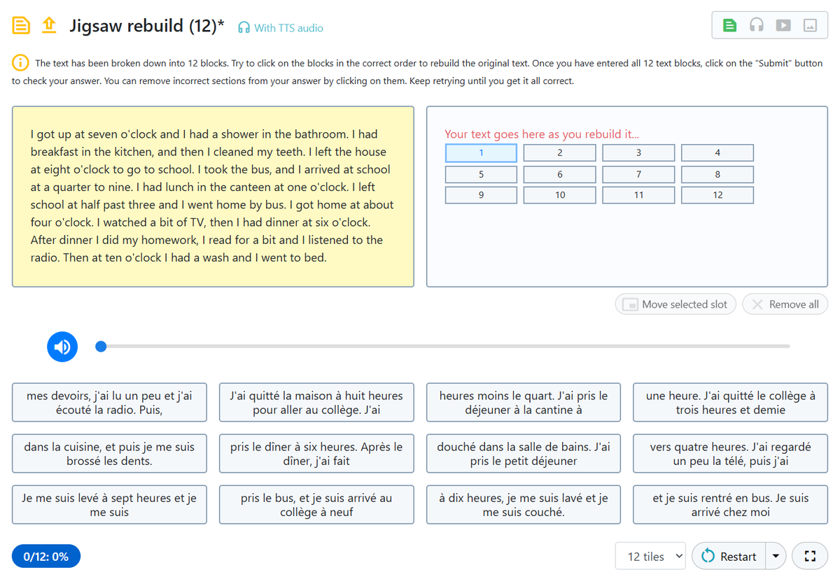 TextActivities's tweet photo. ๐ All 4 modes are also available via the NEW "SUBMIT" sub-menu = students build their answer first, then submit, then make any corrections as necessary
Read more here ๐๐๐
https://t.co/tPscvMpXQh
#mfltwitterati #mflchat #langchat #flteach https://t.co/YvSnszr6fo