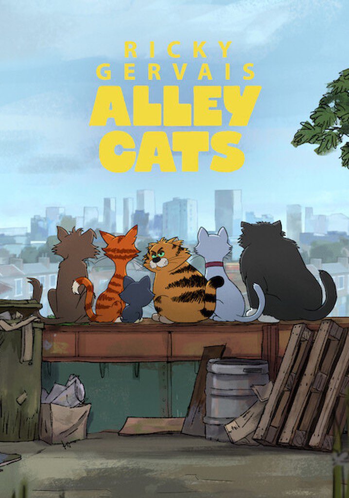 JustMissEmma's tweet photo. Absolutely adored @rickygervais Alley Cats.

Once again, mastered that rare trick of making you properly laugh out loud, then quietly punching you straight in all the feels.

Well done, Ricky… It’s f**king beautiful 🧡 
#AlleyCats https://t.co/YqVMyRwX93