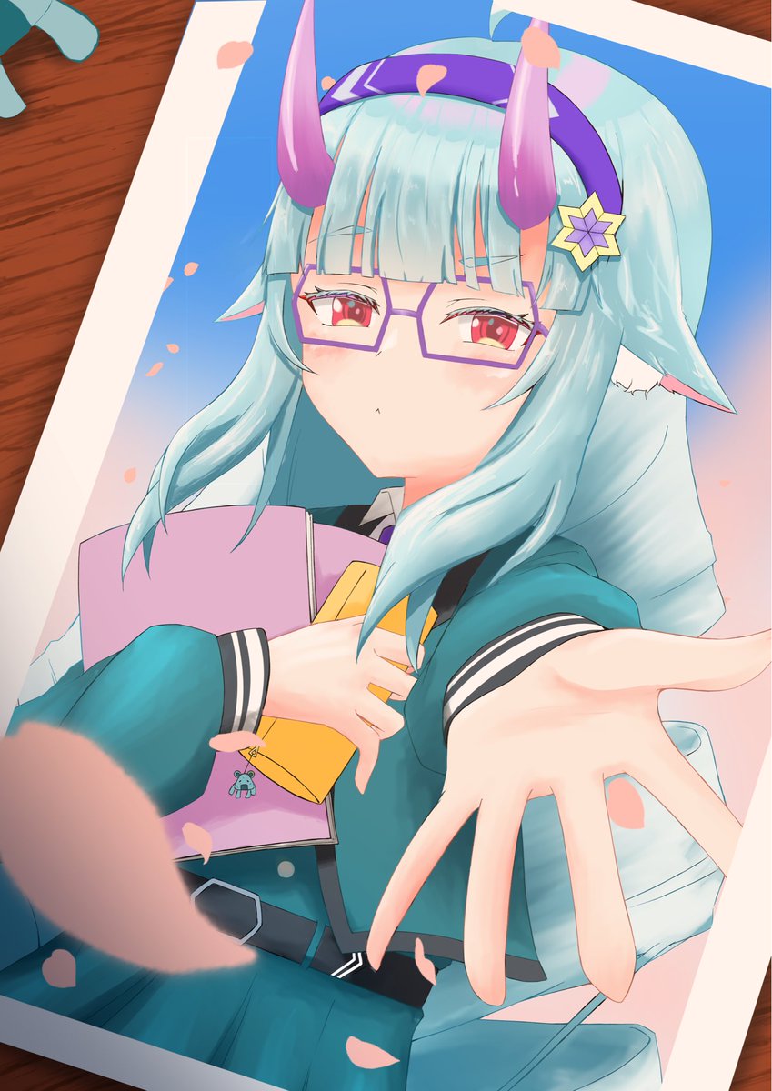 ShosannnoConpas's tweet photo. こちら友人から線画を貰ったデルミン
桜の咲く季節に塗り終わりたかったです
デルミン可愛いね……

@shaluca_55  線画を下さった方ですわ！
 #コンパス  #デルミン https://t.co/ZpKg1pLLNo