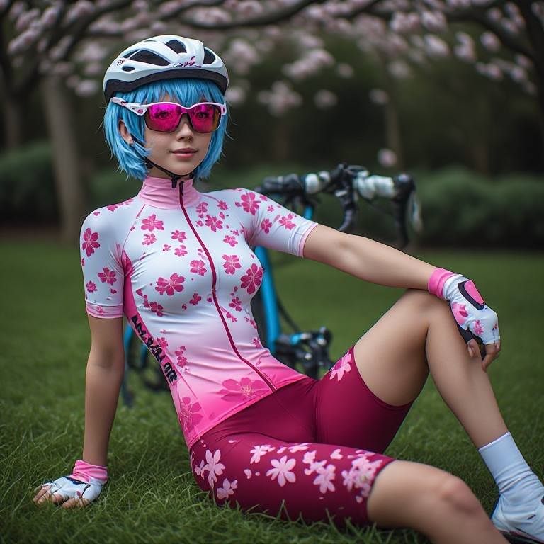 ErCamillo's tweet photo. A small rest under the sakura after 50km of training.
#MegumixCollection https://t.co/wdJs6Wu3u5