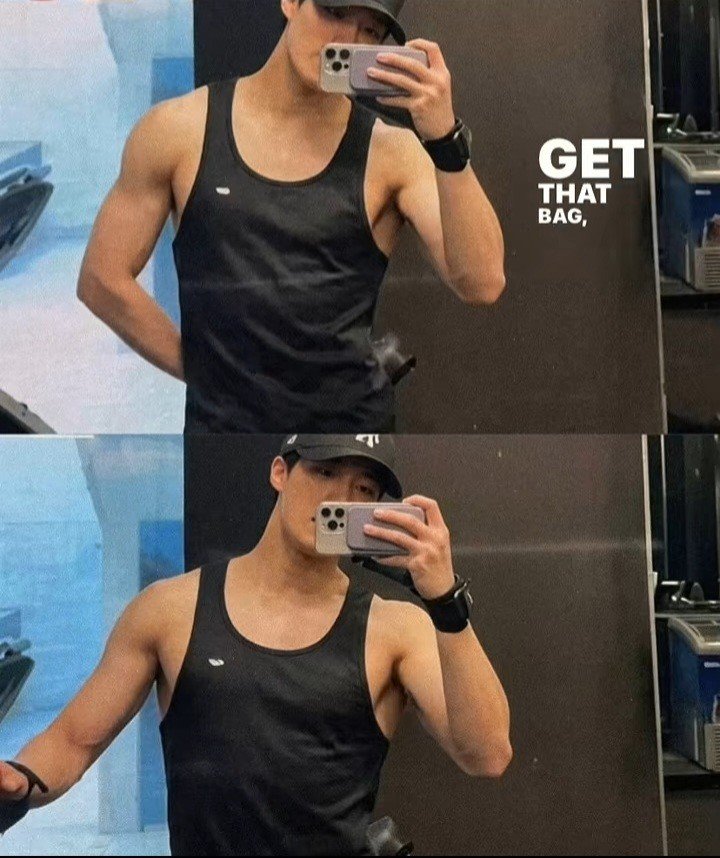 bnggeopang's tweet photo. jeno: gue jelek kalo ngegym makanya gapernah pap 

meanwhile: https://t.co/8VfSkT7q0T