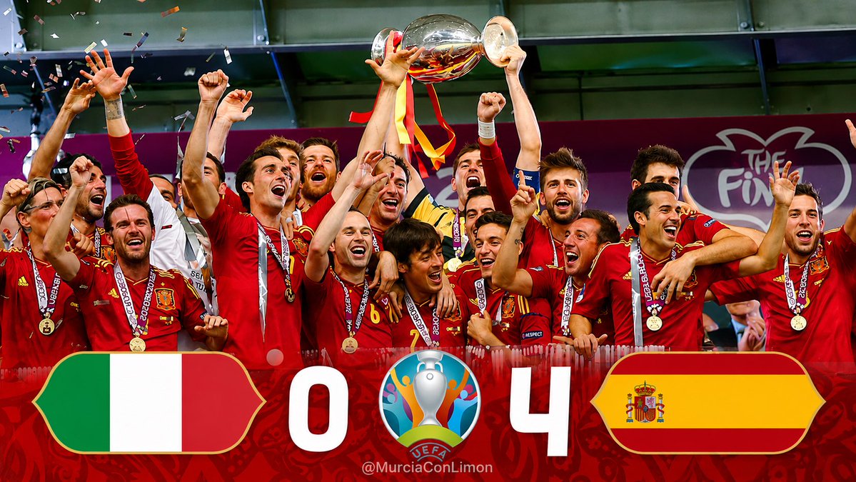 MurciaConLimon's tweet photo. El mayor repaso en una final de Eurocopa 🇪🇺
El mayor repaso en una final de Mundial 🌍 https://t.co/HJ5Bdw8aow