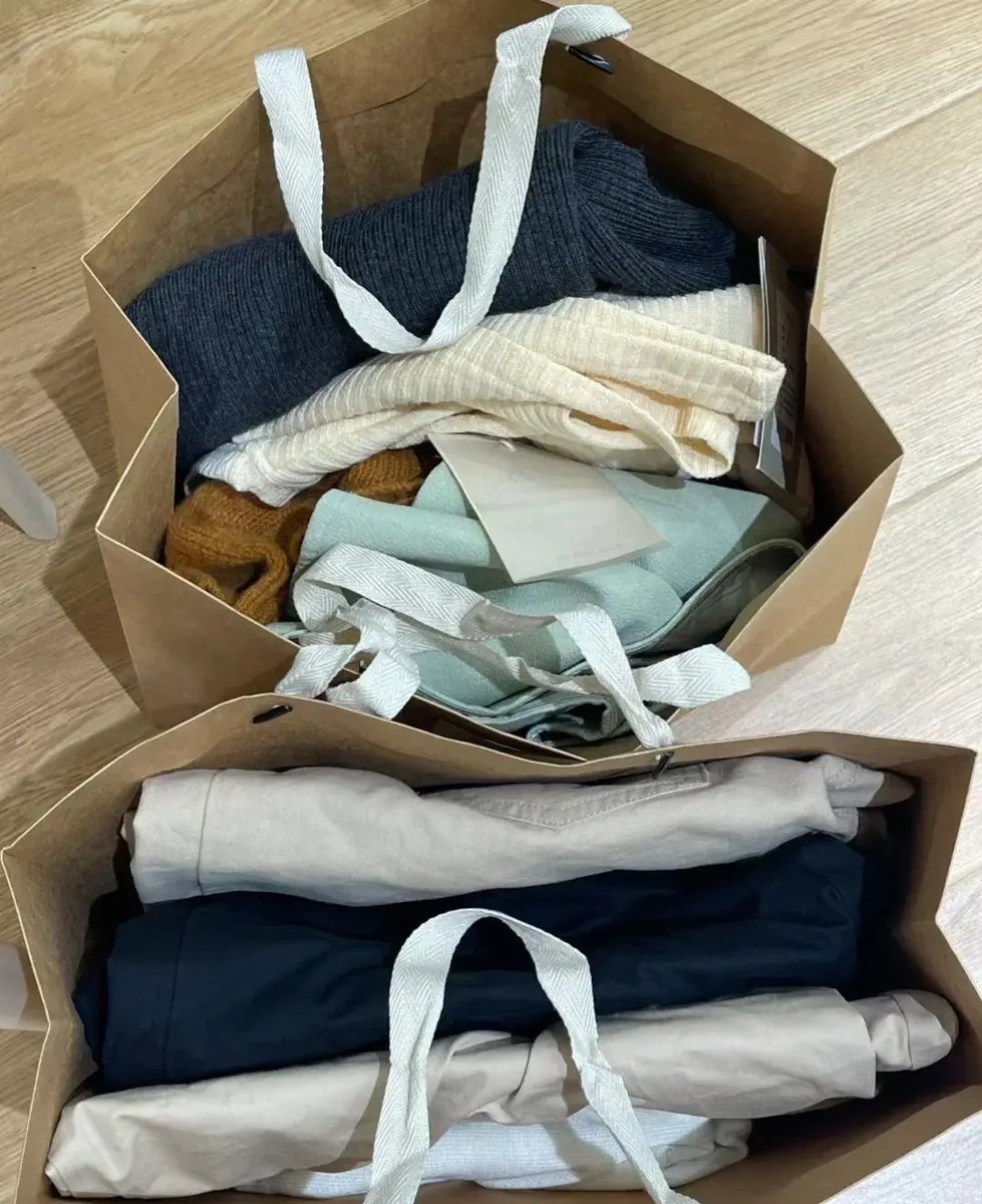 ngphlan's tweet photo. Tackled my cluttered closet! Donated 3 bags of old clothes I never wear. Small step for decluttering, big win for space u0026 charity. https://t.co/jF79Z1Cc4S