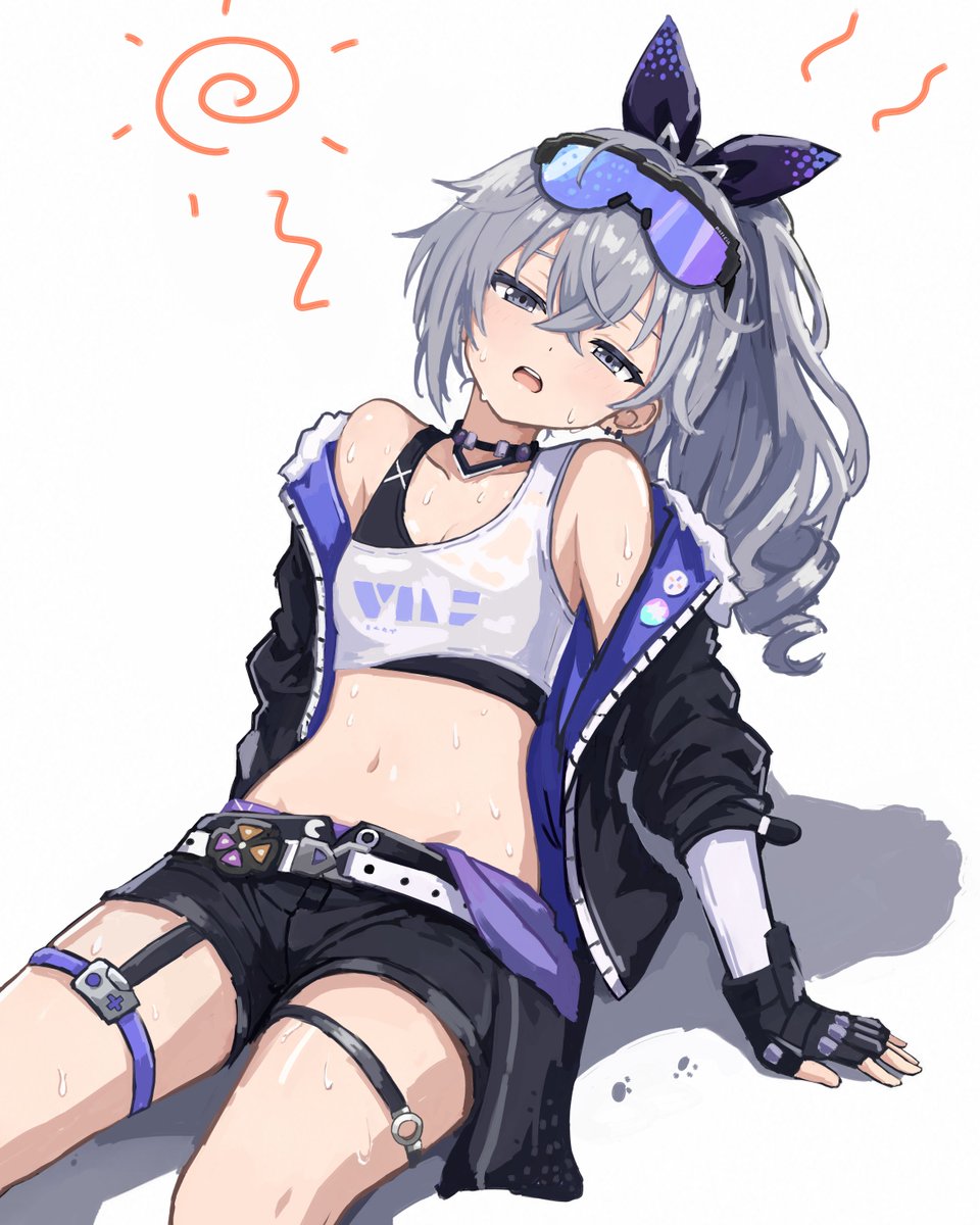 nallcia's tweet photo. #崩壊スターレイル 　#銀狼
あ、あつい… https://t.co/SAdNeFl8cV