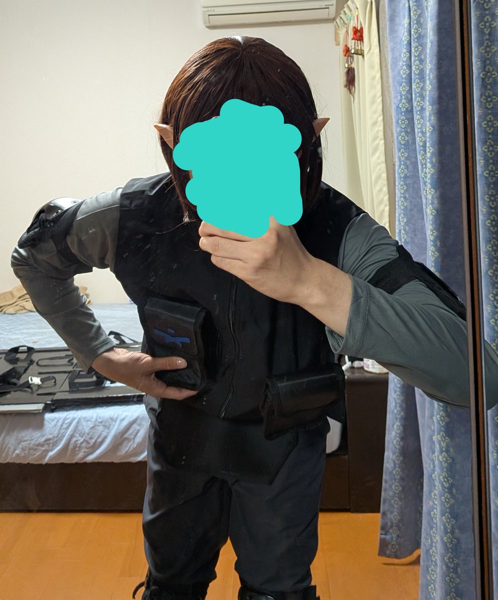 Hobby_cos_K's tweet photo. エルフ耳あり
ヘルメットとの相性が悪いので今回は
エルフ耳なしになるかも💦 https://t.co/95F1OeZbmD