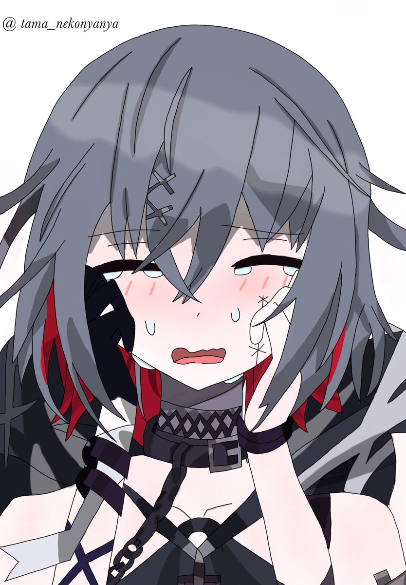 tama_nekonyanya's tweet photo. イラスト練習 再開 3枚目

アリサがお酒飲めるようになったら、ぜーったい泣き上戸になるだろうなぁ…という妄想をしながら描きました
頬っぺた赤くしてボロボロ泣きながら「ｺﾞﾒﾝﾅｻｲ…🥺」って言っててくれ!!
いっぱい泣けｱﾘｻ…!!

#まのさば二次創作 
#まのさば 

※一部アイビス素材使用 https://t.co/KSS7U1VjFO
