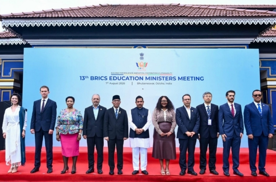 EduMinOfIndia's tweet photo. One family. One shared vision for education. #BRICS2026 https://t.co/RktXkSdJWW