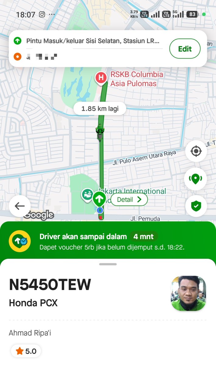 DuaBelasBe's tweet photo. Kalo dari awal gamau ngambil ya ngomong mas, gausa ngediemin org gitu sampe ngejauh dri Rawamangun ke Sunter buset dah ada ada aj mitra lo @gojekindonesia https://t.co/Bj3AJXacXP