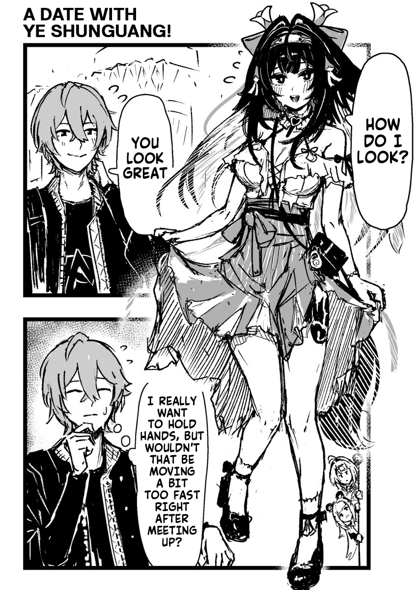 raymnd_x's tweet photo. ☆〈English Translation〉

Shungus going on a date with Mr. I don't understand girls https://t.co/7jmelm8D2s