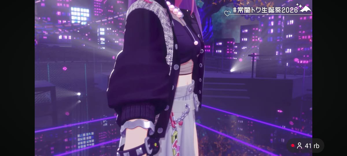UlvThingy's tweet photo. 😭💜My heart can't handle this, the outfit looks gorgeous!
#常闇トワ生誕祭2026 https://t.co/DK2P7hVSvz