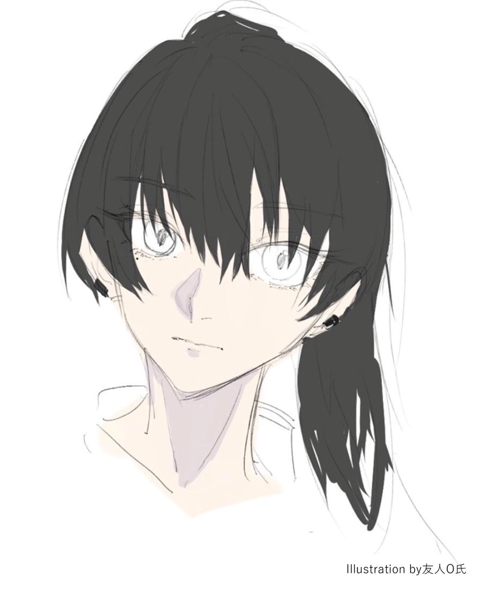HypeScript2024's tweet photo. 『夜の赤月-Today Once More-』 
登場人物紹介①
主人公 落窪 千奈（おちくぼ せんな）

自らを『平凡な女子高生』と称する高校二年生。 
一方で、幼い頃から自分の内側にある破壊衝動を抑え込み、その代償として慢性的な頭痛に苦しんできた。

赤い月の浮かぶ夜、彼女の運命は動き出す。

  #カクヨム https://t.co/gXxRDTJOiE