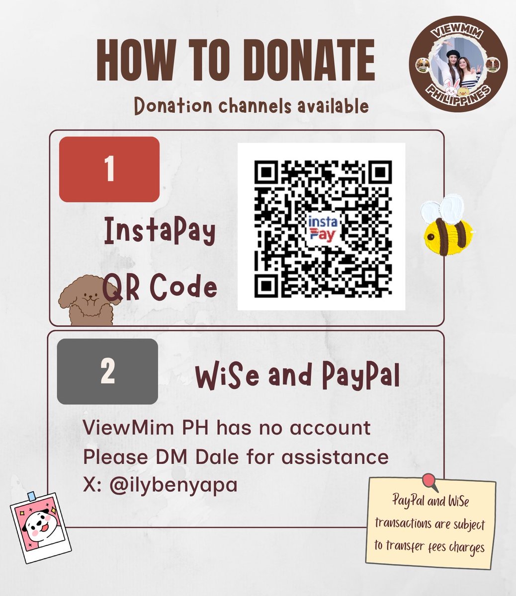 ph_viewmim's tweet photo. #GirlRulesFMinManila
#ViewMimInManila #ViewMim
Mabuhay Vimmys! ViewMim is coming to Manila and we humbly request for your support 🤎🤍
Donations are open until Sep 30, 2026. Progress updates will be provided every Saturday.
More details: https://t.co/uIXcSL9jwQ
Thank you in advance for your support. 🙏