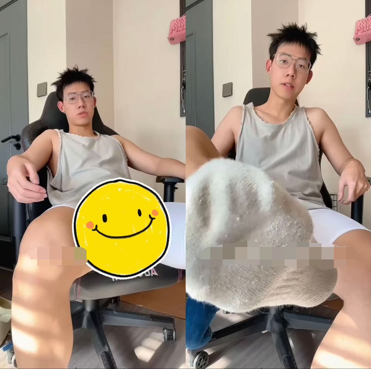 kuailxiaopu's tweet photo. 大学篮球队球袜高弹臭脚直男
眼镜背心黄白袜原味粗口
网红可爱极品高颜直男飞机
图书馆白皮球袜腹��肌肉暴露飞机
有需要➕主页q https://t.co/LzY8j6ePPg