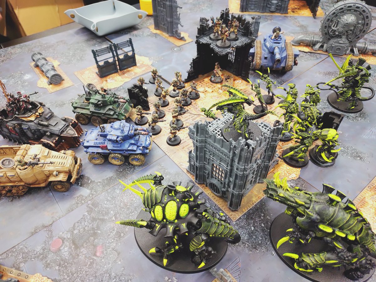 yesnocchi's tweet photo. 本日はWHS名古屋大須で40k1000ptをプレイ。対戦ありがとうございました！ https://t.co/ysr2RHdhzs