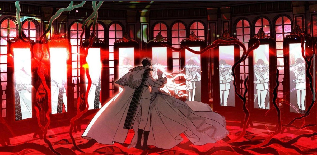 chryeoi's tweet photo. mc thinks she is in a romance-fantasy novel but everyone around her thinks its a horror story https://t.co/GLyjKAtJsi