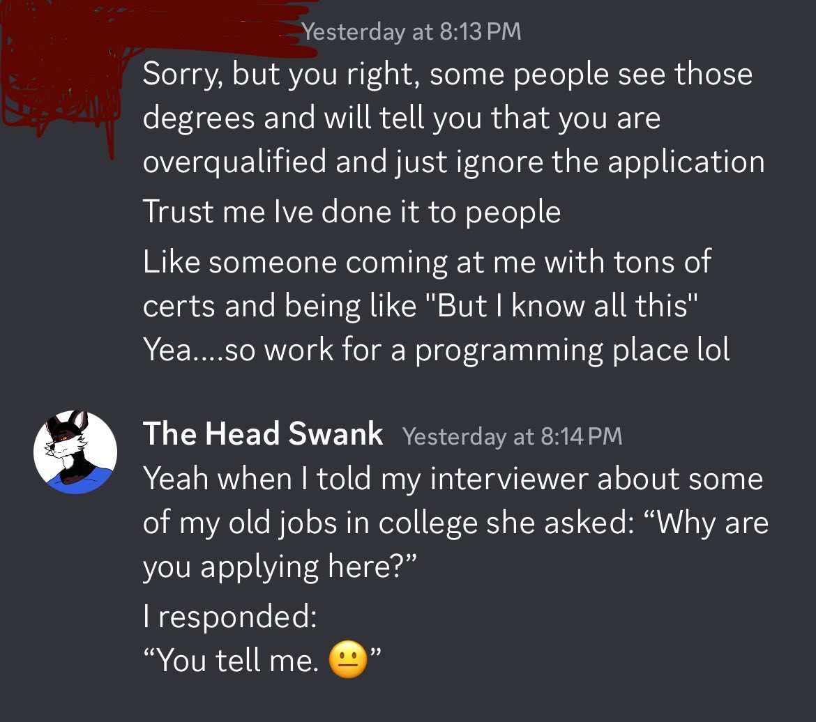 Head_Swank_Ty's tweet photo. Still wondering why you’re 25 with a Bachelor’s and still can get hired? A business owner friend (20+ years older than me btw) helps clearly breakdown why. This is 100% representative of why Zoomers feel cheated out of a real chance to live like adults. https://t.co/VNxjrQy86j