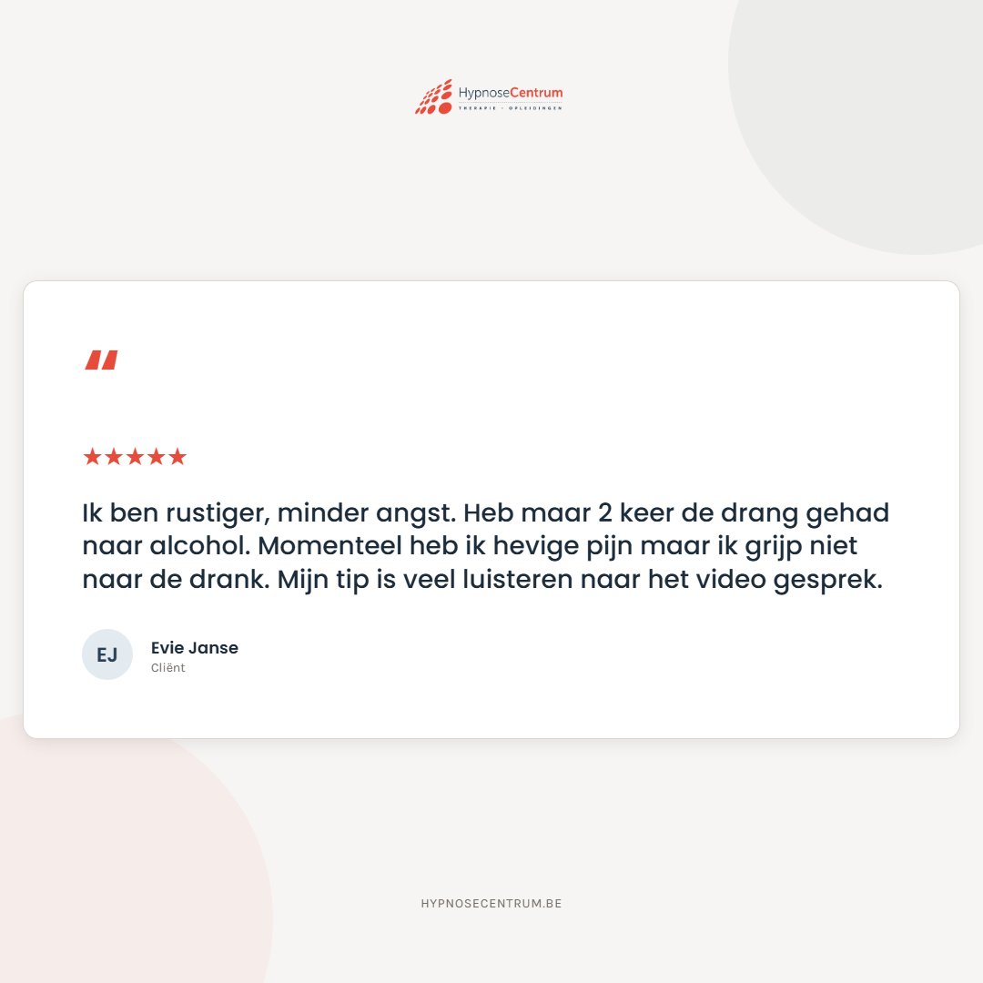 Rob_DeGroof's tweet photo. Dat is wat hypnotherapie voor Evie deed: "Ik ben rustiger, minder angst. Heb maar 2 keer de drang gehad naar alcohol. Momenteel heb ik hevige pijn maar ik grijp niet naar de drank." https://t.co/pQpyXFZtjL