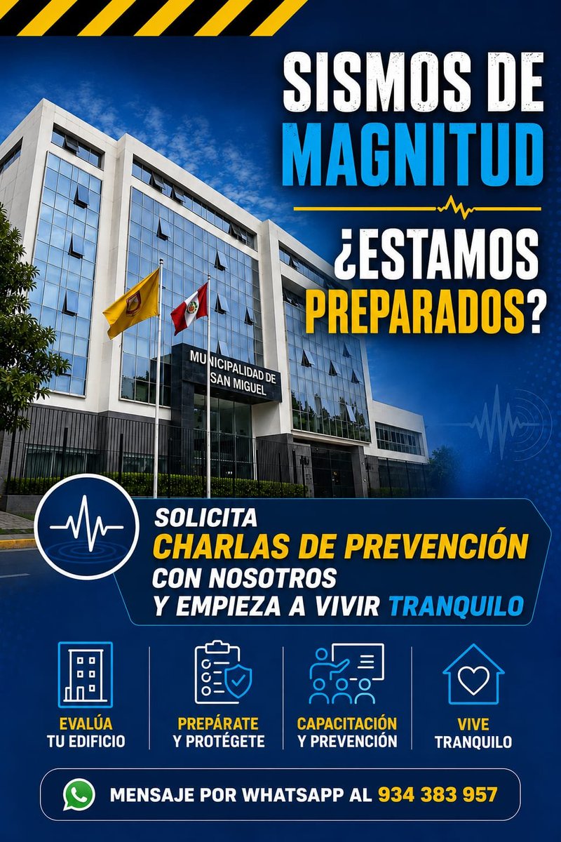 GesRiesDes's tweet photo. Solicita charlas de prevención en sismos para  #condominios #empresas https://t.co/HLtuwxNMaZ
