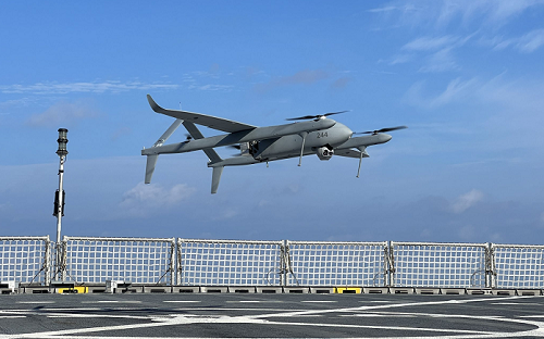 RUSI_NS's tweet photo. Quietly, @RoyalCanNavy is trialling/developing capability of warships incl #Arctic&Offshore Patrol Vessels to operate #UxS #drones. Great augmentation to ship: surveillance, reconnaissance, navigation, logistics, weapon delivery https://t.co/GmrGlqLBgF