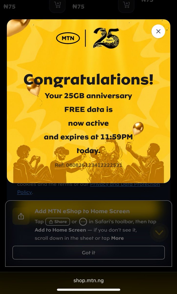 peaceyy_y's tweet photo. You guysssss, Mtn is giving free 25gb valid til the end of the day !😳😳😳

This is impressive!@MTNNG https://t.co/ner2jtWZx8
