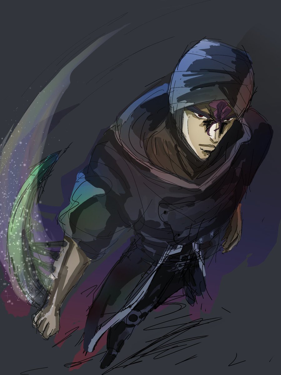 zzziii927's tweet photo. 親友と通話中に描いたカーズ様 https://t.co/wqfMpcsgmw