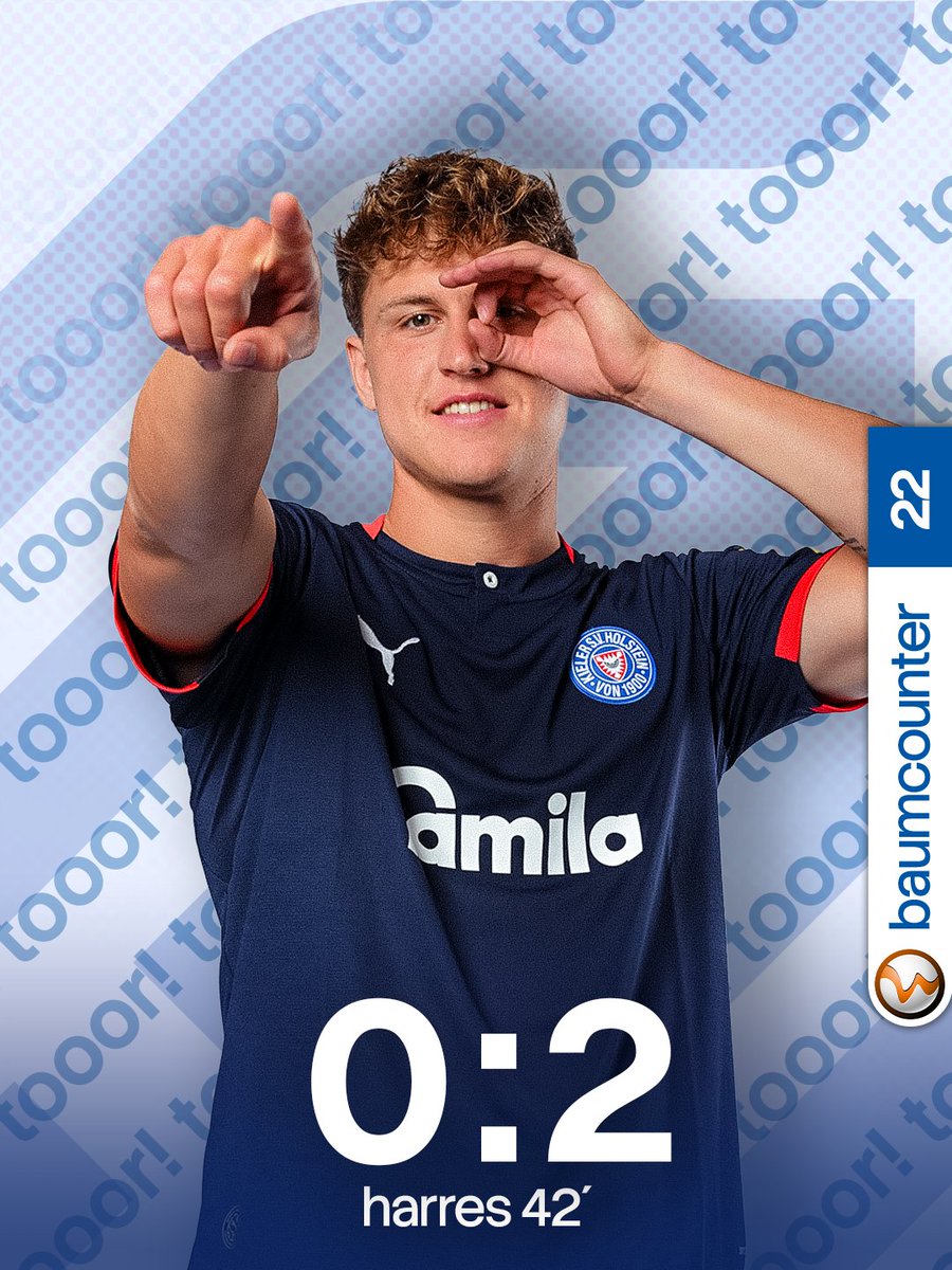 Holstein_Kiel's tweet photo. Tooooor! Harres erhöht noch vor der Pause per Kopf auf 2️⃣!
42. | 0:2 | #SVDKSV #KielAhoi Werbung: Präsentiert von Willer. https://t.co/y5yVbxkSoO
