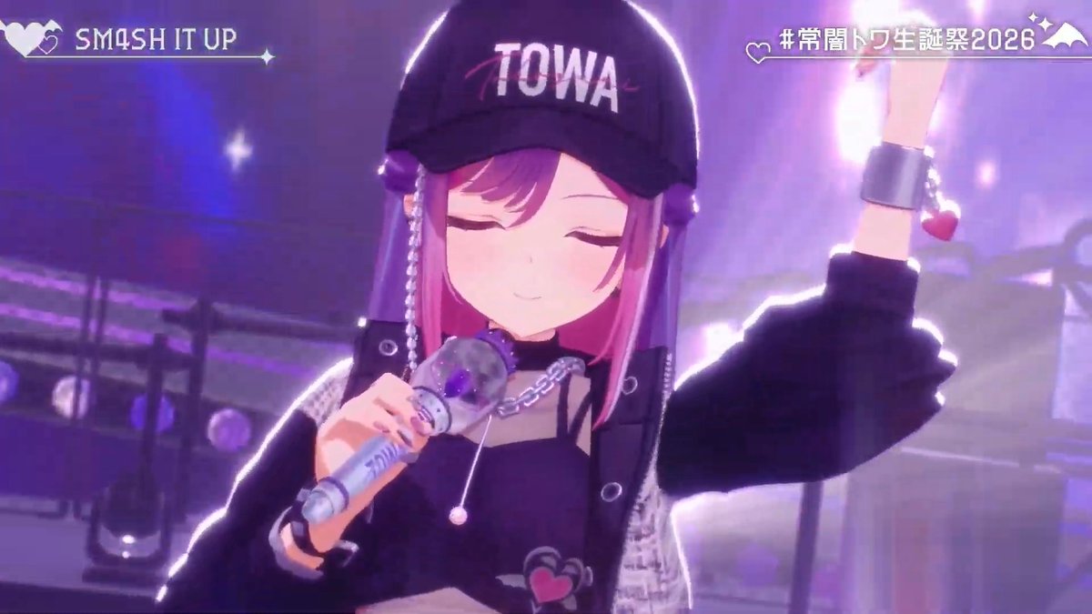 MrShadowAnt's tweet photo. Towa's new outfit looks good on stage #常闇トワ生誕祭2026 https://t.co/l6syXz7gjF