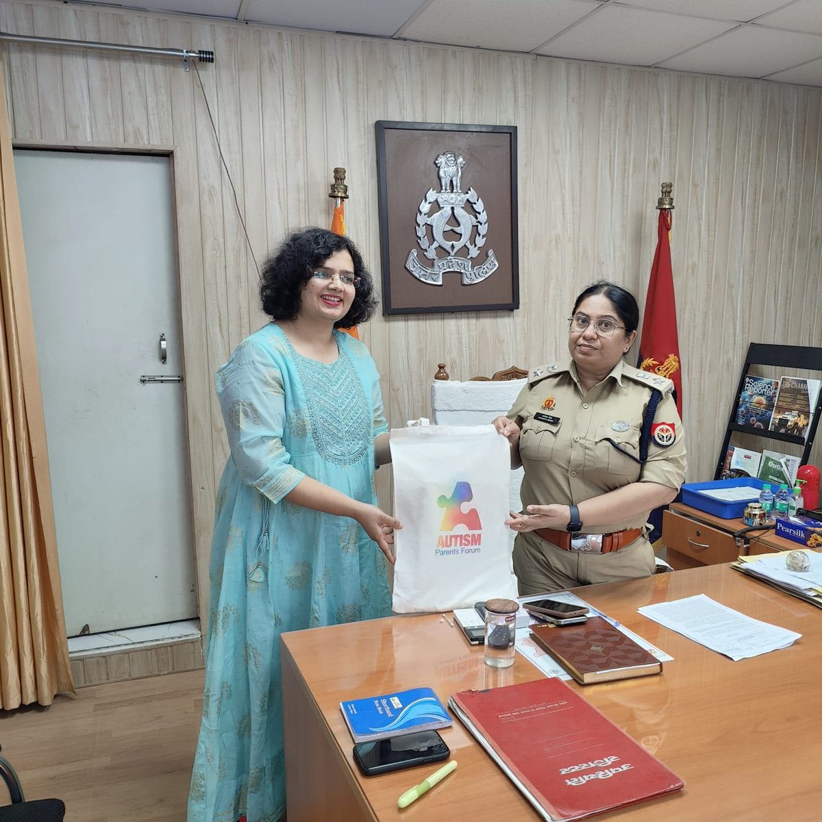 letshelpindiain's tweet photo. Met with Ms. Manisha Singh, ADCP Women Safety &amp; Cyber Safety, Gautam Budh Nagar, to share details of the scam targeting special needs families with claims of “miracle” alternative cures.

Grateful for the prompt action under Operation Aparajey. 

@noidapolice https://t.co/AYPJGCFdHF