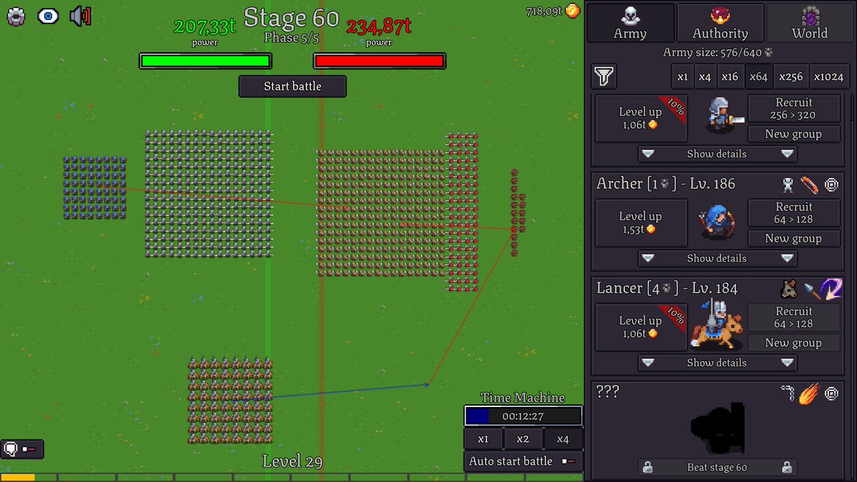 polskiegryindie's tweet photo. Total Incremental Battle to mix strategii, idlera i incrementala od Tech Debt Games w stylistyce pixelart.

Twoja przygoda zaczyna się z jedną jednostką, by stopniowo dotrzeć do wielkich bitew z tysiącami żołnierzy!

#polskiegryindie #polskieindyki https://t.co/z9L4gPaaJZ