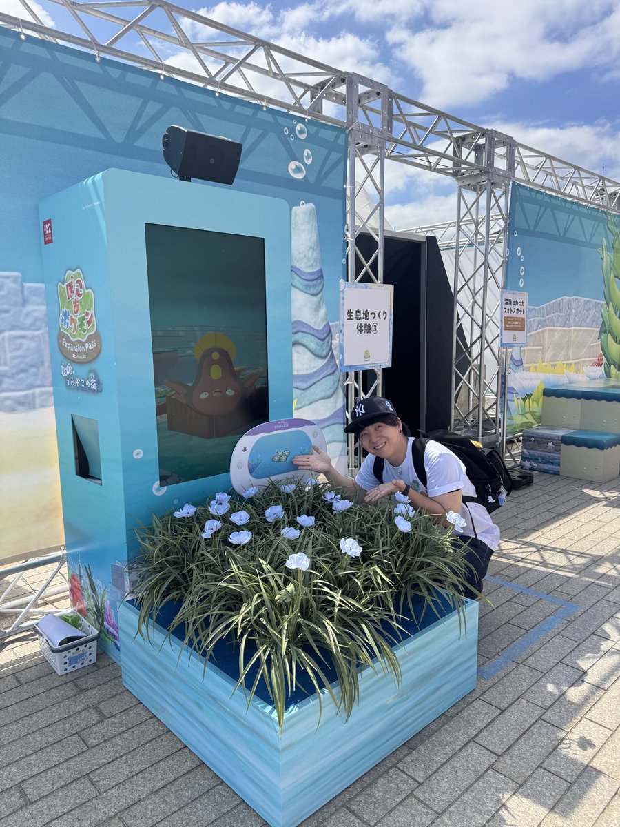 atsu6u's tweet photo. 赤レンガで明日まで開催の
#ぽこあポケモン ブクブクうみぞこの街行ってきました！！
ゲームの中でやっていた生息地作りが実際に体験出来て最高でした✨
ブロックの間に推しを座らせて写真を撮るのが個人的におすすめ♪ https://t.co/uBvbXtao0m