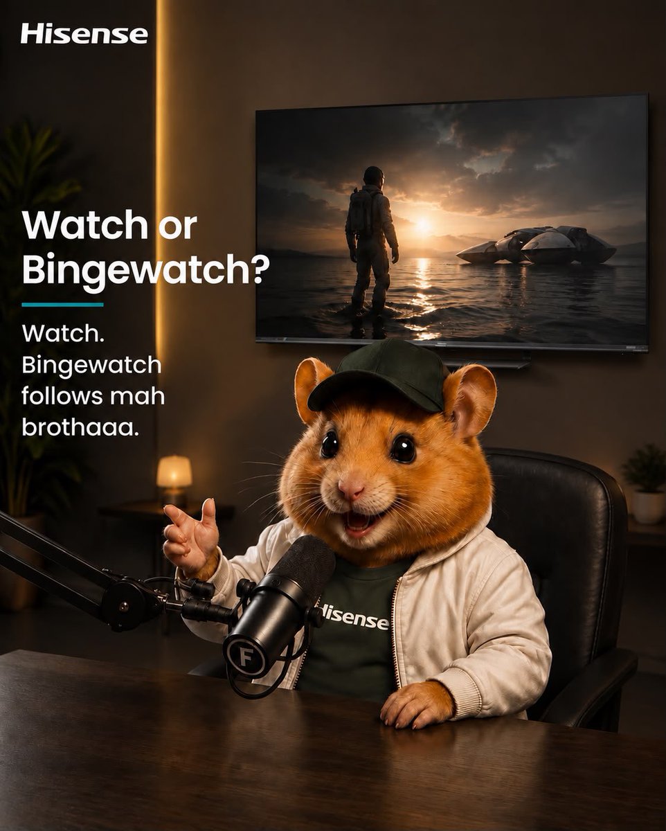 Hisense_IND's tweet photo. Because with Hisense, one episode is never just one episode my brothaaa ๐
#Hisense #HisenseIndia #BingeWatch #SmartTV #Entertainment
Hisense TV, Smart TV, binge watching, home entertainment, immersive viewing, TV experience, entertainment at home https://t.co/y9cuzBV4in