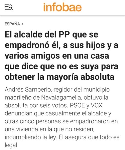 lechuga_feroz's tweet photo. Ayuso con todo su coño y en plena polémica se hace fotos con un fulano que empadronó a su antojo a la gente suficiente para que le hiciesen alcalde.
Todo lo que la rodea es mafia https://t.co/Cg0GGB2Baw