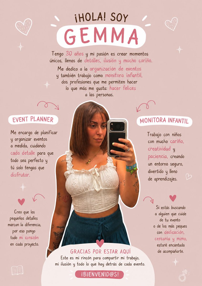 gmv__96's tweet photo. ✨ ¡Bienvenid@s a mi nuevo proyecto! ✨

Un proyecto creado con muchísima ilusión, cariño y ganas de hacer cosas bonitas. 💕🎉

Si os gusta, compartidlo y ayudadme a que este sueño llegue un poquito más lejos. 📲❤️

¡Gracias por estar aquí! Ahora sí… ¡comenzamos! ✨🌸 https://t.co/gAr1EGGxXu