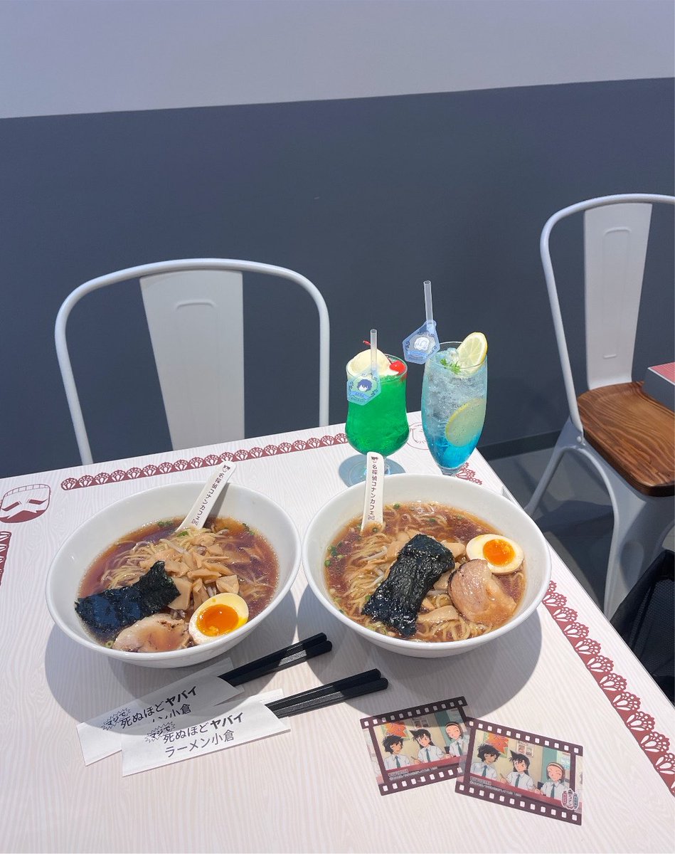 kyogochu's tweet photo. コナンカフェ最終日行ってきた><♡
園子ちゃんと同じラーメン食べれたの嬉しすぎる🍜 https://t.co/fcMwRnDSjq