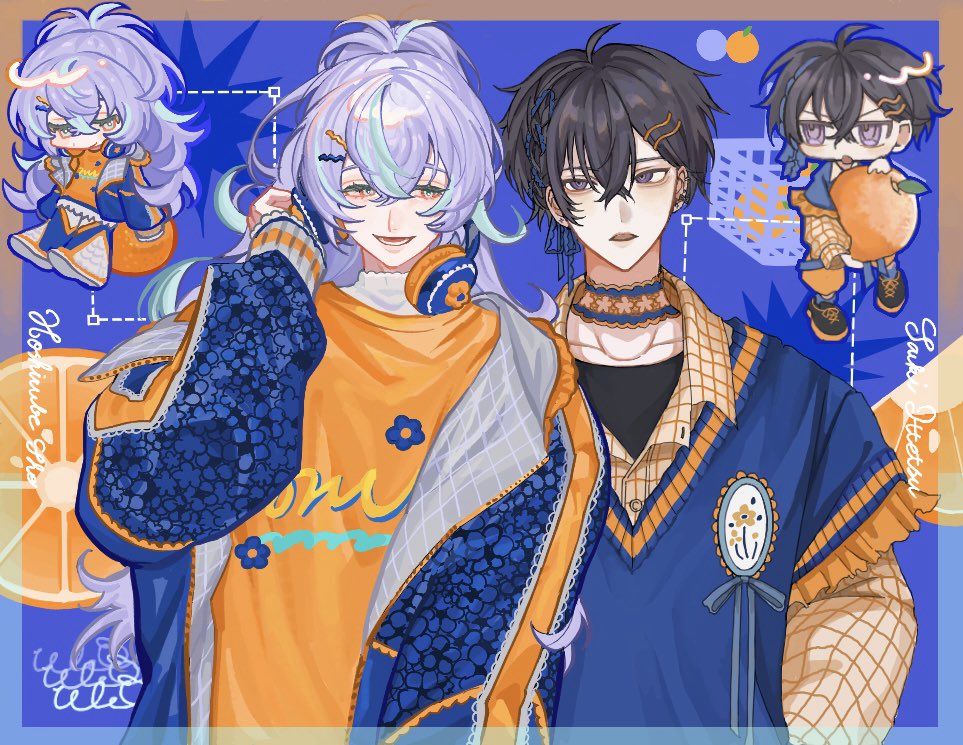 NaSuBi_34's tweet photo. ℳℰℒ𝒜𝒩𝒞ℋ𝒪ℒℐ𝒞 𝒪ℛ𝒜𝒩𝒢ℰ 合作してもらいました🍊
#ショウゾウ画 #サイキペイント https://t.co/hhhZlNTVPo