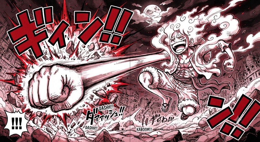 12a29K29330's tweet photo. One Piece Chapter 1190 – Early Page Drops

One page. And it's already chaos.

Chapter 1190 early page just dropped – battle starts with "GIIIN!!"

Full chapter releases August 10 in Weekly Shonen Jump.

#ONEPIECE #OnePiece1190 #Manga #WeeklyShonenJump #Anime #JapaneseAnime https://t.co/h43vw969iS