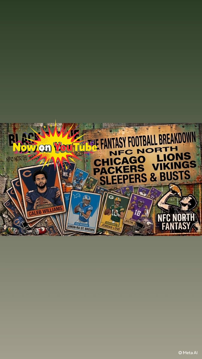 TheSGSports's tweet photo. NFC North Breakdown up now! @ theshotgunsports on YouTube #fantasyfootball #Podcast https://t.co/kHEuDSrYYL