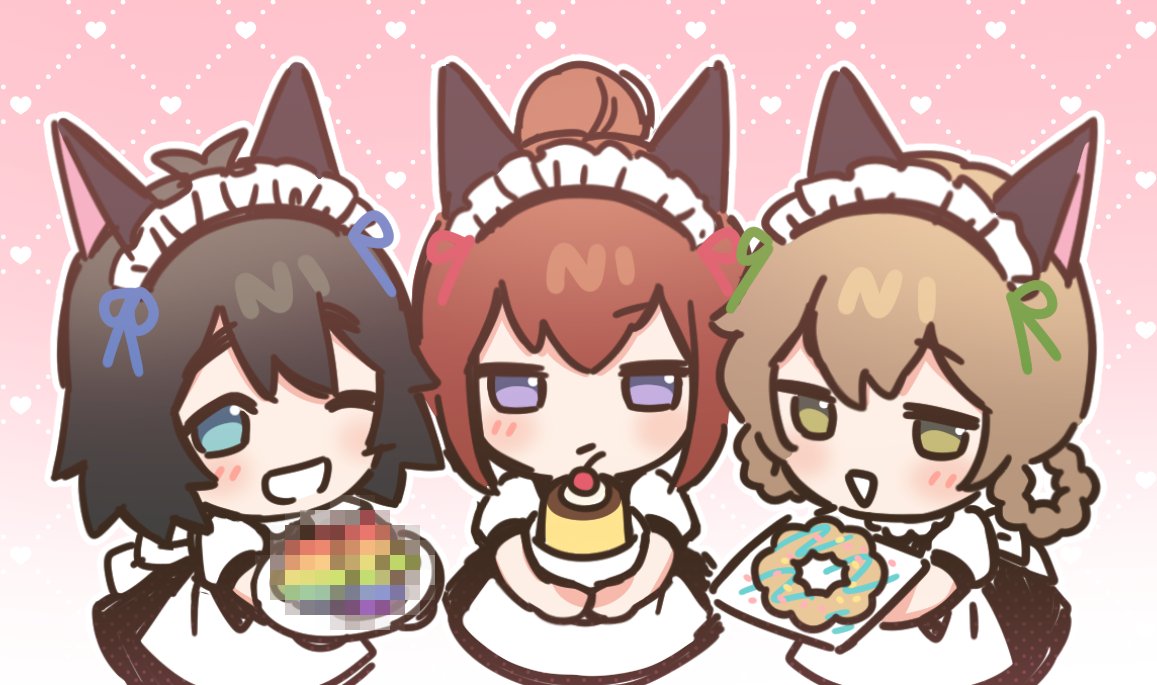 nayushi002's tweet photo. コミケで配る名刺に、どんなイラストを入れようか悩み中です😳 https://t.co/xkLNpBYPEx