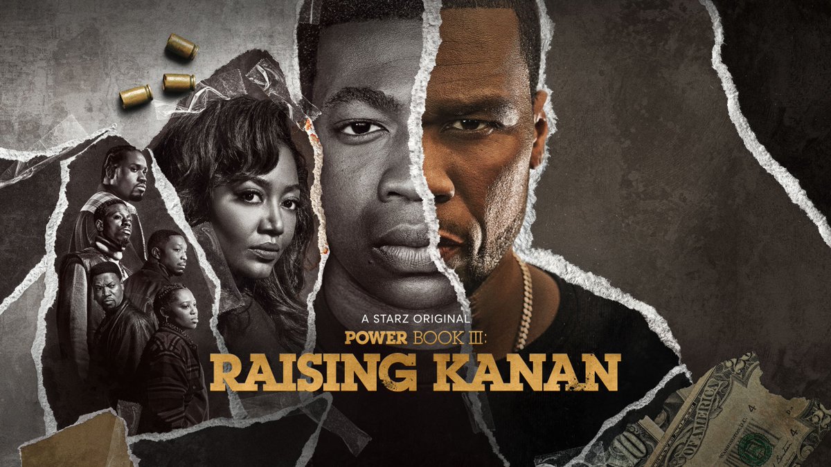 PowerBookFrance's tweet photo. Bon, il est temps que je donne mon avis sur cette dernière saison de Raising Kanan (SANS SPOIL), mais aussi sur le spin-off dans son ensemble.

Cette saison 5 est, dans sa globalité, une réussite, surtout en termes d’acting. On a clairement le meilleur casting de tous les spin-offs, et de TRÈS loin !

En revanche, le passage de 10 à 8 épisodes se ressent sur plusieurs points. Le développement de Kanan est excellent, son duo avec Breeze fonctionne parfaitement. Sa relation avec Jarita tout autant.

Pour Raquel, c’est pareil : son évolution fonctionne très bien et on assiste progressivement à la chute de son empire. Mais tout cela arrive bien trop rapidement. Il nous manque facilement 2 épisodes pour développer correctement cette partie. Même chose pour certaines morts, qui sont peut-être un peu trop expéditives, notamment celles de l’épisode 7.

Pour Marvin, c’est encore une fois très émouvant cette saison. Sa relation avec Jukebox est, à mes yeux, l’une des meilleures évolutions de personnage de tout l’Univers Power.

Concernant Breeze, ça fonctionne parfaitement… du moins sur les 6 premiers épisodes. Il possède un caractère et une aura qu’on n’avait encore jamais vus dans cet Univers. Il apporte un véritable vent de fraîcheur, et ça fait énormément de bien.

Malheureusement, sur la fin de la saison, il n’est pas suffisamment exploité, et c’est dommage. On en revient encore une fois au même problème : il manque du temps pour développer à 100% certains personnages et certaines intrigues comme l’équipe aurait probablement voulu le faire.

Il reviendra dans Origins pour conclure son arc avec Ghost, Tommy et Kanan, donc je ne me fais pas trop de soucis pour lui.

Je ne sais pas encore si, pour moi, cette saison 5 est la meilleure du spin-off. J’hésite encore avec la saison 3, que je trouve excellente, notamment grâce au personnage de Ronnie.

Globalement, Raising Kanan est une véritable réussite et se hisse clairement en tête des différents Book.

J’avais beaucoup de mal avec les deux premières saisons. Je trouvais la série un peu trop lente et pas suffisamment intéressante à certains moments. Mais tout change à partir de la saison 3, qui nous offre ensuite une ligne droite presque parfaite jusqu’à la conclusion.

Le seul véritable problème que je retiens reste la saison 4 et ses réécritures, notamment pour permettre la réintroduction du personnage d’Unique.

Je veux conclure en remerciant Sascha Penn et toute son équipe pour avoir porté ce spin-off pendant toutes ces années. Je leur fais totalement confiance pour Power : Origins.

Et surtout, merci aux acteurs pour leurs performances, qui auront été plus qu’excellentes tout au long de la série. La dernière scène entre Raquel et Kanan était particulièrement émouvante et restera forcément marquante pour beaucoup de fans.

J’espère que l'équipe derrière Power : Legacy prendra conscience de ce qui fonctionne réellement pour offrir une bonne série aux fans. Et saura prendre en compte les critiques faites à Ghost et Force afin de s’inspirer de la formule qui a permis à Raising Kanan de devenir une telle réussite.

Merci Raising Kanan❤️.