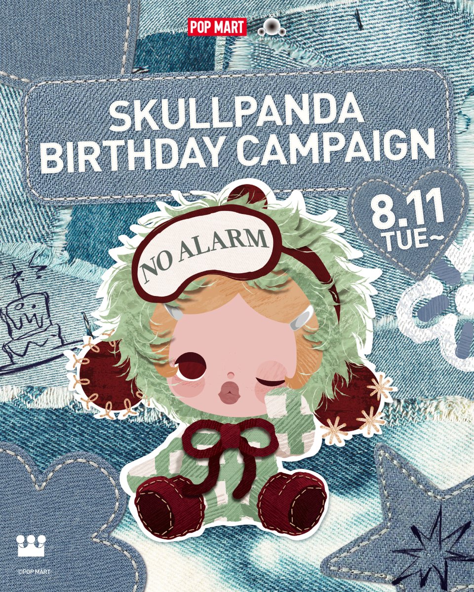 POPMARTJapan's tweet photo. 【会員限定】SKULLPANDA BIRTHDAY CAMPAIGN🎂
 
店舗スタッフに公式サイトもしくはアプリのマイページ画面を提示すると、ボックスから1枚カードを引くことができます。
ボックスの中には4種類のNO CARDと、1種類のSECRET CARDが入っています。
引いたカードはそのままプレゼント🎁
さらに、SECRET CARDを引いた方には、限定ステッカーもプレゼント！

📅実施期間📅
8月11日(火)~無くなり次第終了 

※実施場所は店舗ごとに異なります(レジ・店頭など)
※各店舗お一人様1回までご参加いただけます。 

#popmart #popmartjapan #ポップマート #popmart大好き #SKULLPANDA