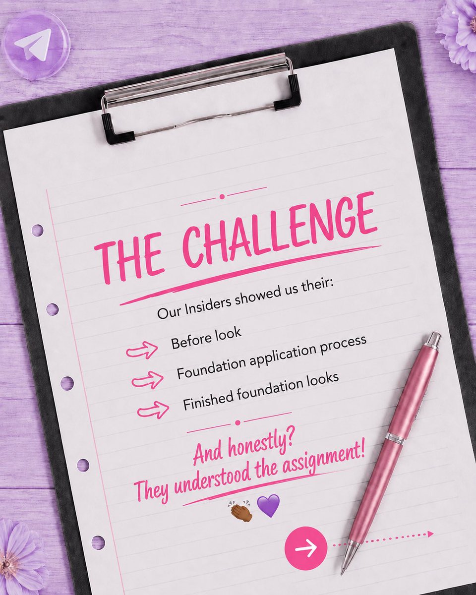TachaBeautyHQ's tweet photo. Day 2  notes from our Bootcamp!!
And Our insiders understood the assignment👏🏽 

Who’s active for Day 3 tonight??

drop a 💜 in the comments 👇if you’ll be there!!

#tachabeautyhq #MakeupBootcamp https://t.co/oqQTgLm9ZX