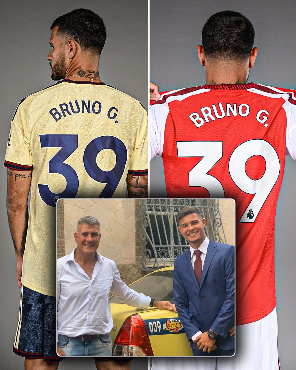 ESPNUK's tweet photo. Why does Bruno Guimarães wear No. 39? 🇧🇷

Bruno’s dad was a taxi driver in Rio, and his taxi carried the number 039.

That taxi helped put food on the table, buy Bruno’s clothes and fund his journey to professional football.

While on loan at Athletico Paranaense, Bruno was handed the No. 39 shirt by the kit man without ever asking for it. A sign that he should keep the number close to him.

He’s worn it ever since.

“The number 39 gave me everything in life.” ❤️