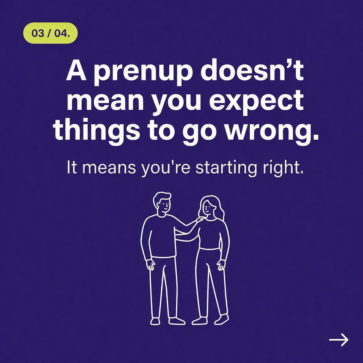 wenupuk's tweet photo. Most couples plan every detail of the wedding and forget this one.
A prenup isn't about planning for the worst. It's about starting with honesty.
Swipe to see why more couples are having this conversation before the big day. https://t.co/80xdhRDzX4