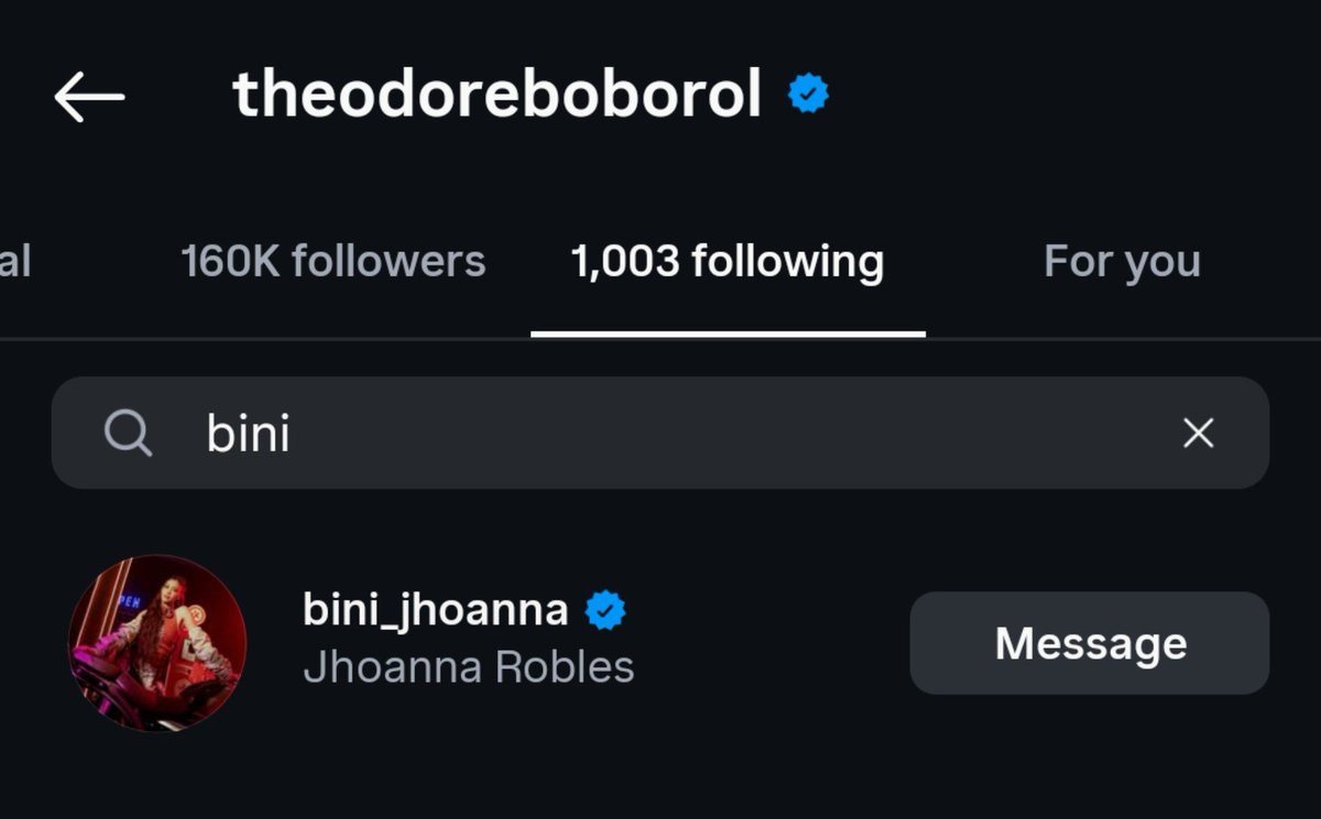 Jho_amity's tweet photo. Direk Theodore Boborol followed Jhoanna 😏 I just love when directors acknowledged Jhoanna. Actress era soon pls 🙏 https://t.co/NH2SXRnzwP