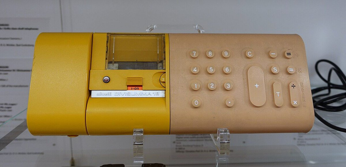 michaelmicasso2's tweet photo. Olivetti Divisumma 18, 1973. https://t.co/ApjuwcE0h4